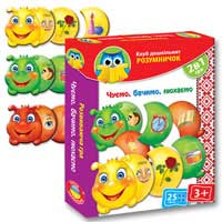 Игра Умнички Слышим, видим, нюхаем Vladi Toys VT1306-01 рус, укр