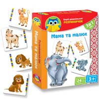 Игра Умнички. Мама и малыш Vladi Toys VT1306-03 рус, укр