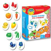 Игра Умнички. Учим цвета. Кто появился? Vladi Toys VT1306-07 рус, укр