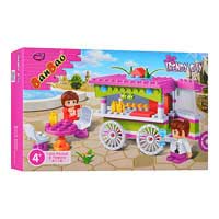 Конструктор BANBAO 6118 «Бар на колесах», 120дет, фигурки 2шт,23-15-5см