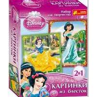 Картинки из блесток 2 в 1 Дисней Принцесси Ranok Creative