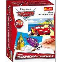 4004-15 Розмальовка за номерами Дісней "Тачки 2" 14153077Р