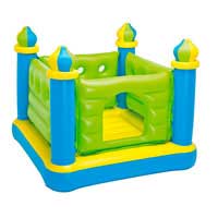 Детский надувной центр-батут Intex 48257 "Маленький замок" (132-132-107 см) "Jr. Jump-O-Lene Castle Bouncer"