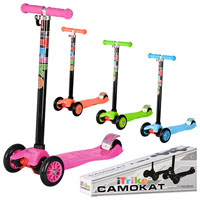 Самокат Itrike MAXI JR3-012-1 руль до 89 см, 5 цветов 
