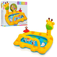 Детский бассейн Intex 57105 Жираф (2 кольца, 112*91*72см, 53л)
