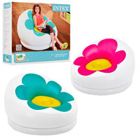 Детское надувное кресло Intex 68574 "Цветок" (102-99-64 см, 2 цвета)
