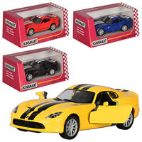 Машинка Dodge SRT Viper Kunsmart KT 5363 1:36 2 вида