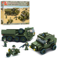 Конструктор SLUBAN M38 B0307 военная техника, 455 дет