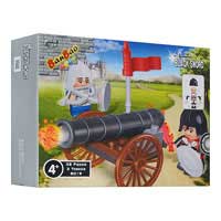 Конструктор BANBAO 8019 "Пушка", фигурки 2 шт, 38дет, 10-8-3,5см
