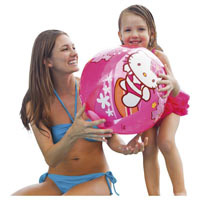 Детский надувной мяч Intex 58026 "Hello Kitty" (51 см)