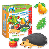 Малышок. Шнуровочка-липучки Vladi Toys VT1307 4 вида