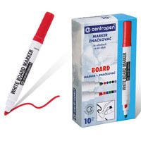 Маркер Centropen 8559 круглый "White Board" (зеленый, красный, синий, черный)