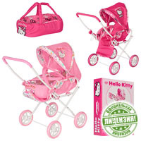 Коляска для куклы Hello Kitty HK 00025