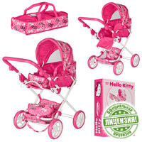 Коляска для кукол Hello Kitty HK 00024 2 вида