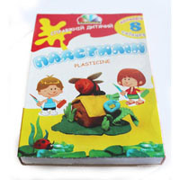 Пластилін    8кол.,  "Захоплення " 160гр, (331009) Гамма