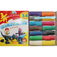 Пластилін   14кол.,  "Захоплення " 280гр, (331036) Гамма