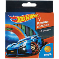 Крейда воскова, 12 кольорів Hot Wheels