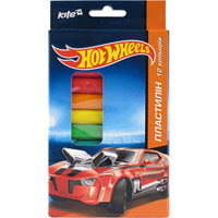 Пластилін м_який, 12 кольорів, 200г. Hot Wheels