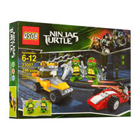 Конструктор Ninjas Turtle 33007 машинки, 246дет
