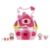 Домик КРОШКИ LALALOOPSY _ ЖЕМЧУЖНЫЙ КОТТЕДЖ БЛЕСТИНКИ (кукла, аксессуары)