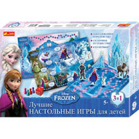Настольные игры 3 в 1 Холодное сердце Ranok Creative 5740 12162032Р