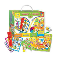 Учимся, играем 2 в 1: Мир животных, Улитка Vladi Toys VT1600-03