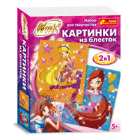 Картинки из блёсток Winx Ranok Creative 2040/2041 2 вида