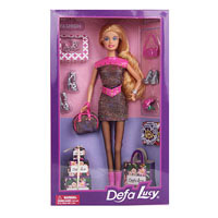 Кукла с аксессуарами DEFA 8285 2 цвета
