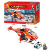 Конструктор SLUBAN M38 B0218 620028 Пожарные спасатели,вертолет, 155дет