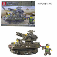 Конструктор SLUBAN M38 B0283 военная техника, 207 дет