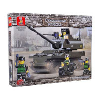 Конструктор SLUBAN M38 B9800 танк, 258 дет