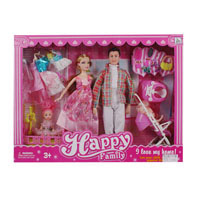 Игровой набор кукол Семья Happy family 116-35A 3 вида