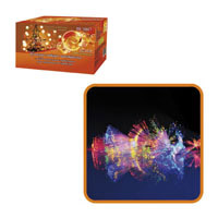 100 ГИРЛЯНДА_LED ШТОРА_ВОЛНА С КИСТОЧКАМИ 1,5м MULTICOLOR ME_100CTm (50шт)