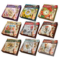 Набор для творчества Часы Decoupage Clock Danko toys DKС-01-06-10 5 видов