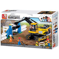 Конструктор SLUBAN M38  B0551 экскаватор, 614 дет