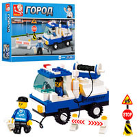 Конструктор SLUBAN M38B900 город, полицейская машина, 94дет