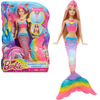 Лялька Barbie Русалочка "Яскраві вогники".