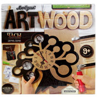 Набор для творчества ARTWOOD настенные часы LBZ-01-01, 02, 03 Danko toys 3 вида