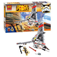 Конструктор BELA 10372 Space fights космолет, фигурки, 246 дет