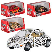 Машинка KINSMART KT 5062 W 1:32 Volkswagen NEW BEETLE, 4 вида