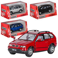 Машинка Kinsmart KT 5020 W "BMW X5" (1:36, 4 цвета)