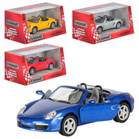 Машинка Kinsmart KT 5302 W "PORSCHE BOXSTER S" (1:34 , 4 цвета)