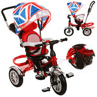 Велосипед трехколесный с ручкой Turbotrike M 3114 разные цвета