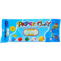 Цветная полимерная глина  Paper clay 11498-2 250 г, 4 цвета