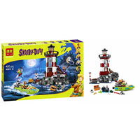 Конструктор BELA 10431 Skooby-doo маяк, катер, 437 дет