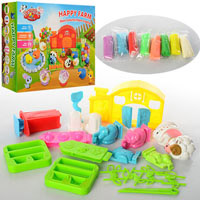 Игровой набор с пластилином Ферма Happy Farm Plastigine MK 0662
