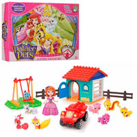 Конструктор Place pets 1080, домик, фигурки, 27 дет