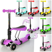 Самокат-беговел 2 в 1 Maxi i-trike JR 3-038 6 цветов