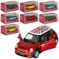 Машинка KINSMART KT 5059 FW 1:32, MINI COOPER S, 2 вида