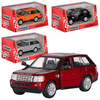Машинка  KINSMART KT 5312 RANGE ROVER, 1:38, 4 вида 